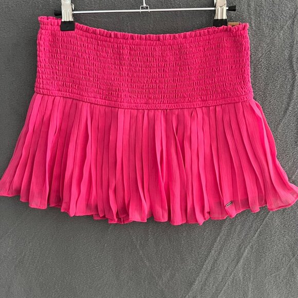 HOLLISTER sz S barbie pink shaky shake twirl mini skirt NWT *flaw - Picture 4 of 7